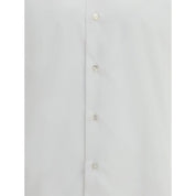 Finamore White Cotton Dress Shirt