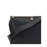 Thom Browne Black Calf Leather Bos Taurus Clutch Bag