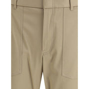 Brioni Beige Cotton Cargo Pants