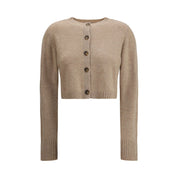 Loulou De Saison Beige Cashmere Cardigan