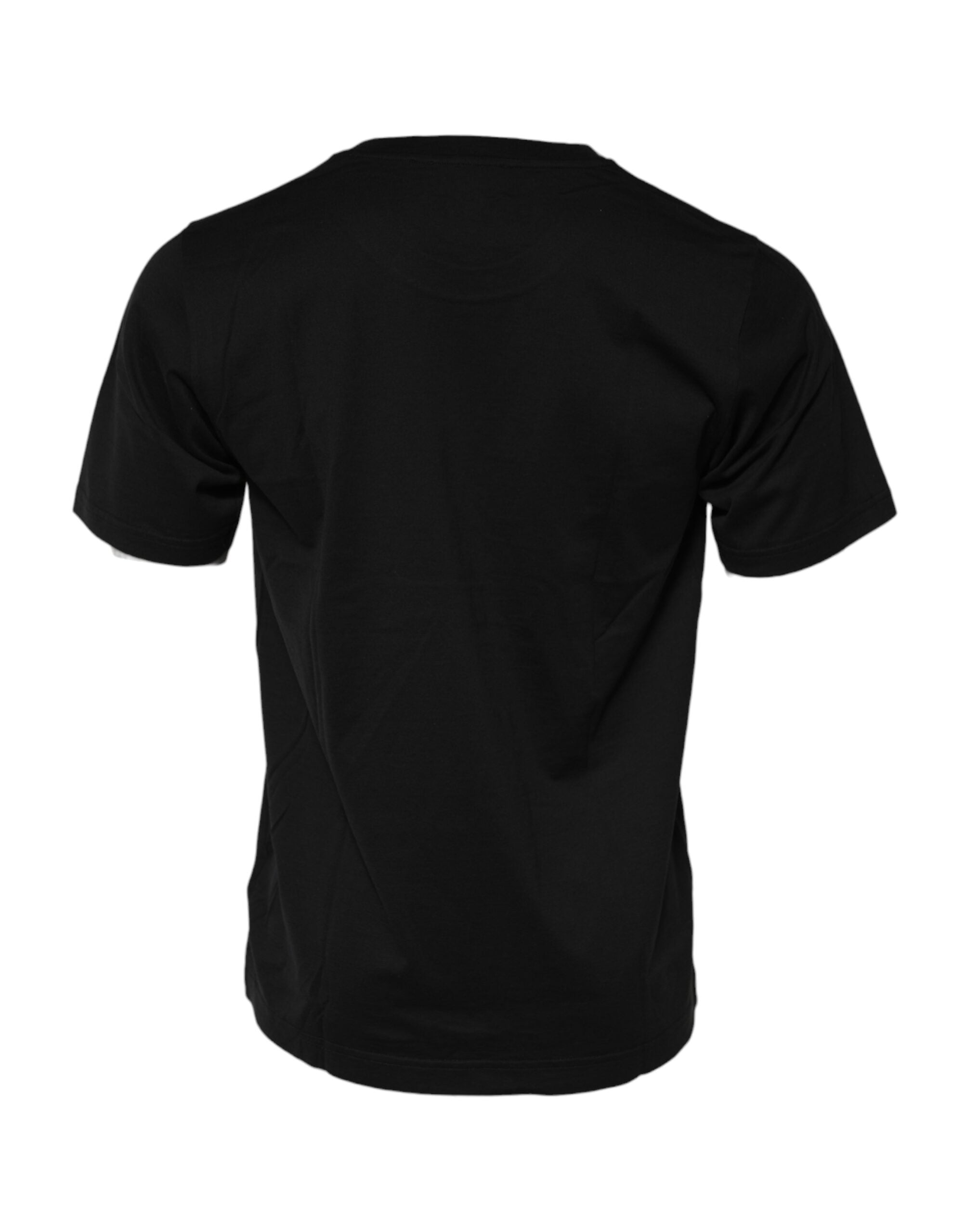 Dolce & Gabbana Black DG Royals Cotton Crew Neck T-shirt