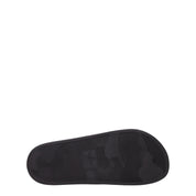 Valentino Garavani Black Cotton Slippers