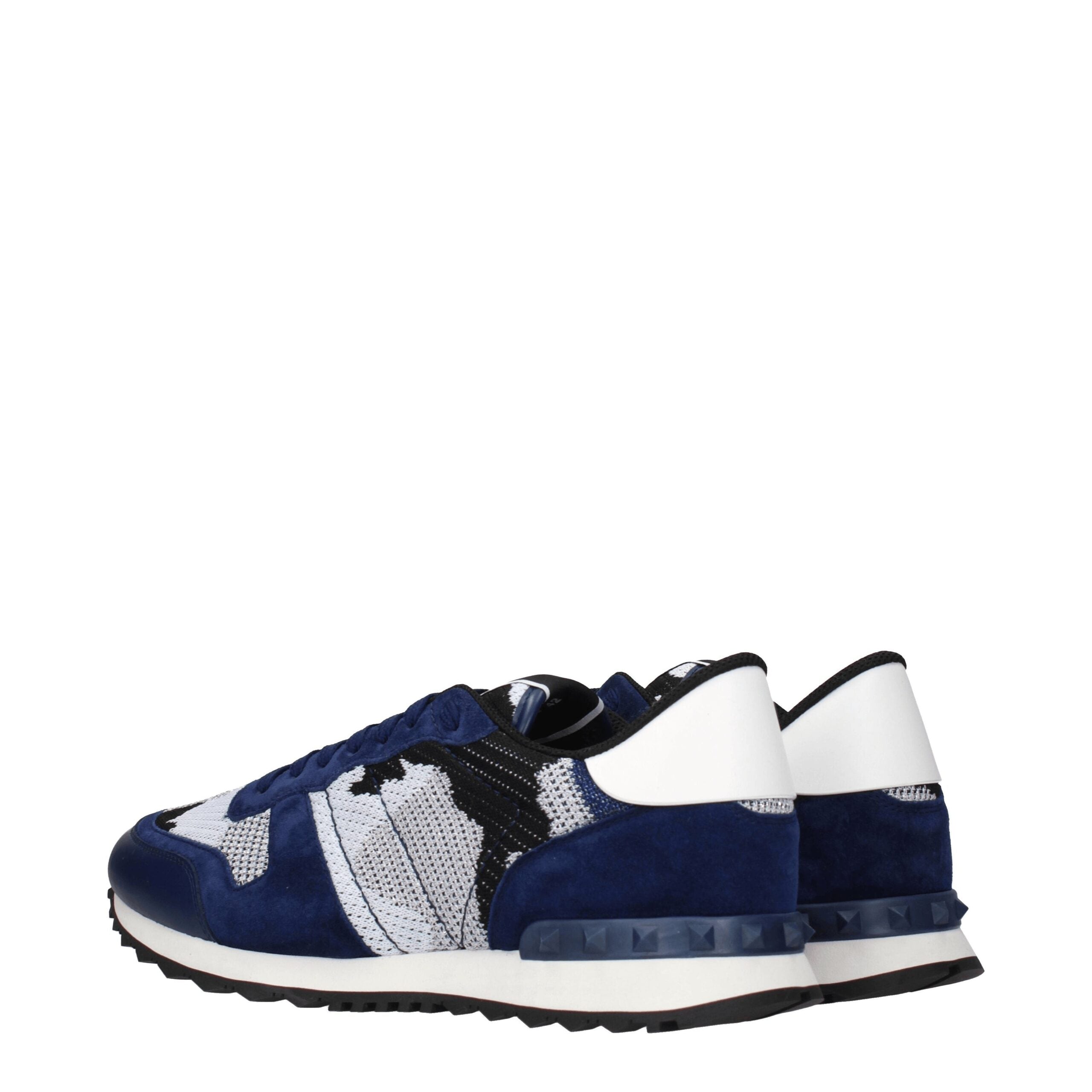 Valentino Garavani Gray Fabric Athletic Sneakers