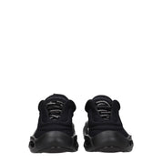 Dolce & Gabbana Black Fabric Chunky Sneakers