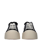 Marni Black Leather Chunky Sneakers