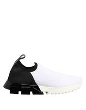 Dolce & Gabbana White Black Low Top Sorrento Sneakers Shoes