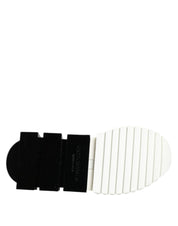 Dolce & Gabbana White Black Low Top Sorrento Sneakers Shoes