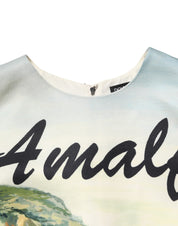 Dolce & Gabbana Multicolor Crystal Embellished Mini Dress