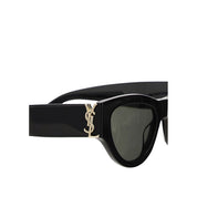 Saint Laurent Black Acetate Sunglasses