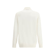 Brunello Cucinelli White Cashmere Cardigan