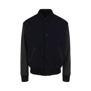 Golden Goose Blue Wool Bomber