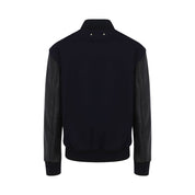 Golden Goose Blue Wool Bomber