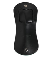 Dolce & Gabbana Green Exotic Skin Coin Condom Case Holder Pocket Wallet