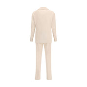 Lardini Beige Cotton Two-Piece Suit