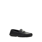 Dolce & Gabbana Black Rubber Slip-On Loafers