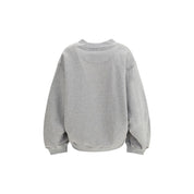The Attico Gray Cotton Sweatshirt