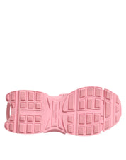 Dolce & Gabbana Pink Low Top Space Women Sneakers Shoes