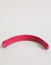 Dolce & Gabbana Pink Embellished Leather Bag Handle Women Shoulder Strap