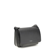 Saint Laurent Black Calf Leather Bos Taurus Shoulder Bag