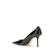 Jimmy Choo Black Calf Leather Bos Taurus High Heel Pumps