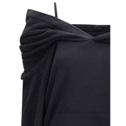 MM6 Black Cotton Sweatshirt