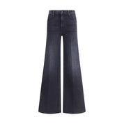 Mother Denim Black Cotton Jeans Denim