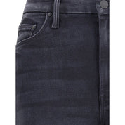 Mother Denim Black Cotton Jeans Denim