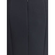 Giorgio Armani Black Recycled Polyester Midi Skirt