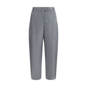 Giorgio Armani Gray Silk Casual Pants