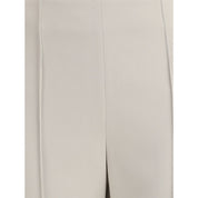 Giorgio Armani Gray Viscose Casual Pants