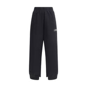 MM6 Black Cotton Joggers (Workout Pants)