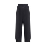 MM6 Black Cotton Joggers (Workout Pants)