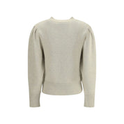 Marant Etoile Cream Cotton Sweatshirt