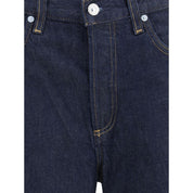 Citizens of Humanity Blue Recycled Cotton Straight-Leg Jeans