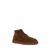 Marsell Brown Calf Leather Bos Taurus Lace-Up Boots