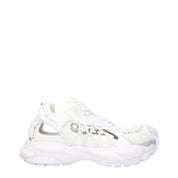 Versace White Leather Low Tops