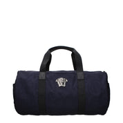 Versace Blue Fabric Luggage And Travel