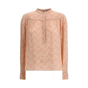 Kristina Ti Multicolor Silk Pattern Shirt