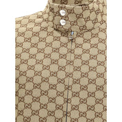 Gucci Beige Cotton Shell Jacket
