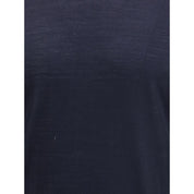 Giorgio Armani Blue Fleece Wool Sweatshirt