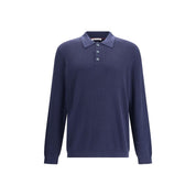 Brunello Cucinelli Blue Cotton Sweatshirt