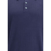 Brunello Cucinelli Blue Cotton Sweatshirt