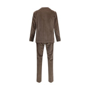Tagliatore Brown Cotton Two-Piece Suit