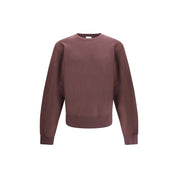 Saint Laurent Bordeaux Cotton Sweatshirt