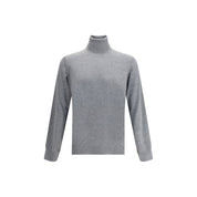 Brunello Cucinelli Gray Cashmere Cashmere Sweater