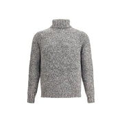 Brunello Cucinelli Gray Alpaca Vicugna Pacos Turtleneck