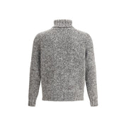 Brunello Cucinelli Gray Alpaca Vicugna Pacos Turtleneck