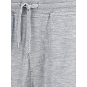 Brunello Cucinelli Gray Cashmere Athletic Pants