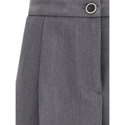 Cruna Gray Polyester Casual Pants