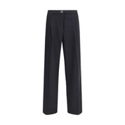 Cruna Black Polyester Casual Pants